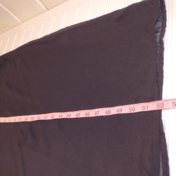 Mer Sea  & Co women's black sheer kimono/pen front layer one size - Picture 8 of 8